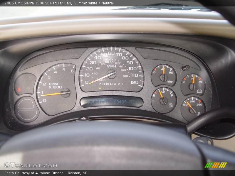 Summit White / Neutral 2006 GMC Sierra 1500 SL Regular Cab