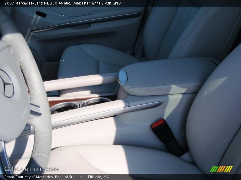 Alabaster White / Ash Grey 2007 Mercedes-Benz ML 350 4Matic