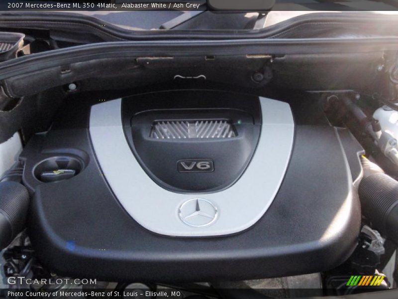 Alabaster White / Ash Grey 2007 Mercedes-Benz ML 350 4Matic