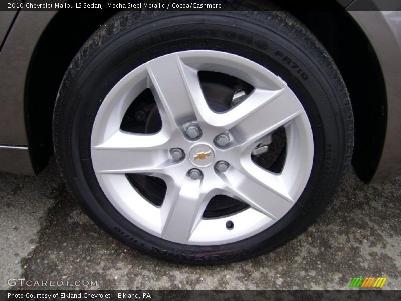 Mocha Steel Metallic / Cocoa/Cashmere 2010 Chevrolet Malibu LS Sedan