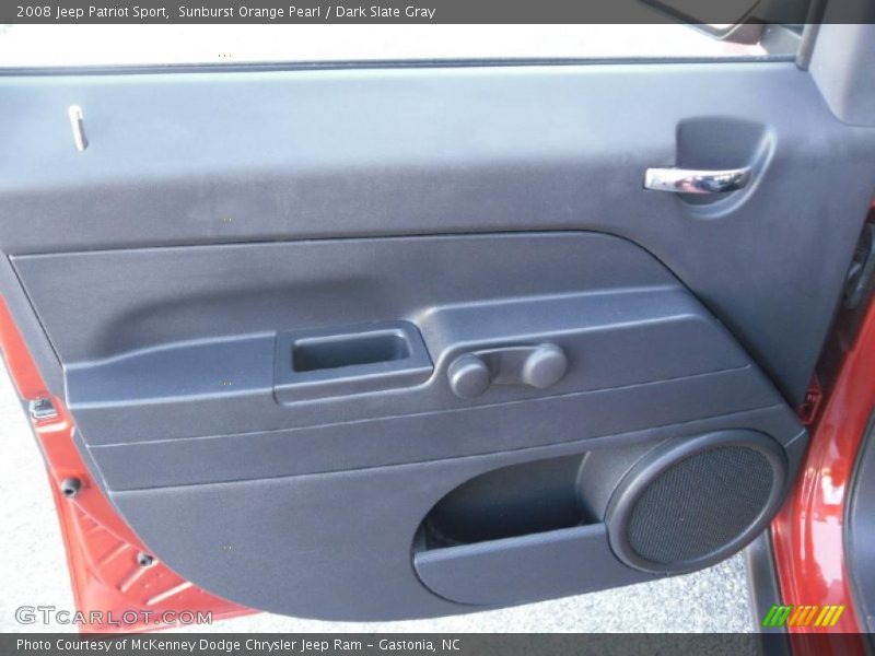 Sunburst Orange Pearl / Dark Slate Gray 2008 Jeep Patriot Sport