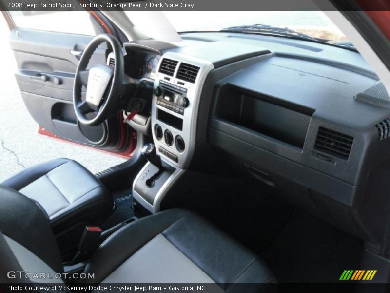 Sunburst Orange Pearl / Dark Slate Gray 2008 Jeep Patriot Sport