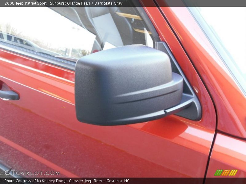 Sunburst Orange Pearl / Dark Slate Gray 2008 Jeep Patriot Sport