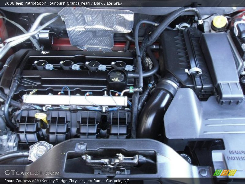 Sunburst Orange Pearl / Dark Slate Gray 2008 Jeep Patriot Sport