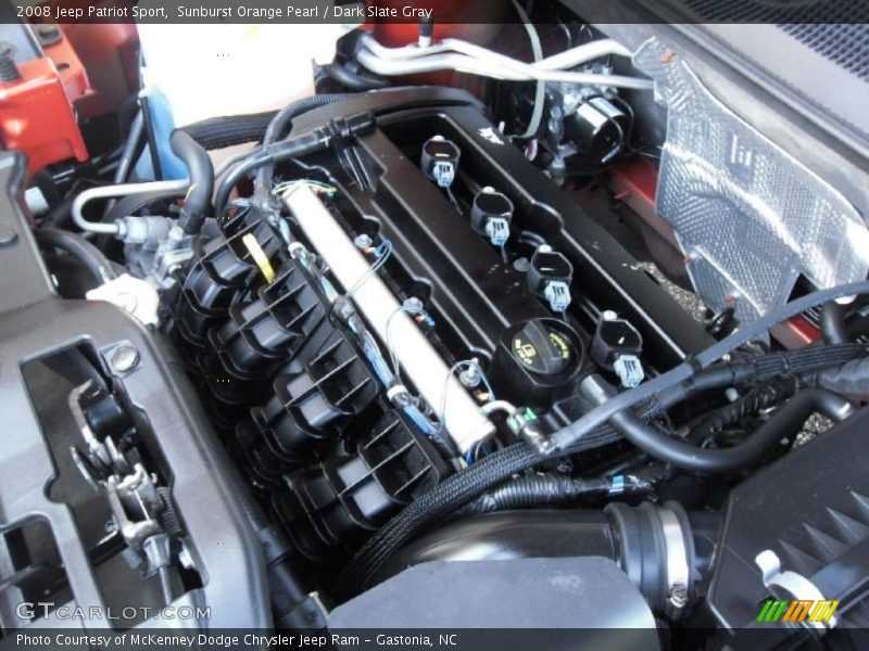 Sunburst Orange Pearl / Dark Slate Gray 2008 Jeep Patriot Sport