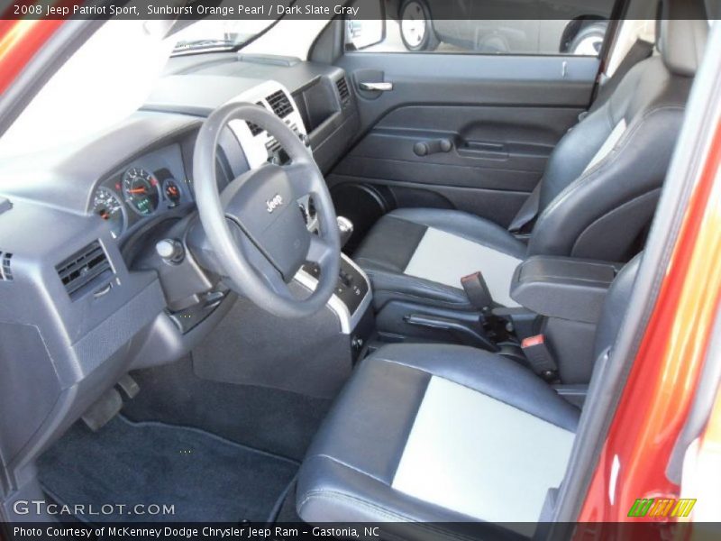 Sunburst Orange Pearl / Dark Slate Gray 2008 Jeep Patriot Sport