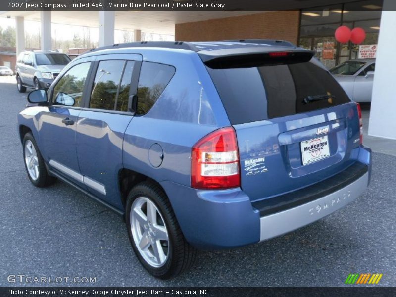 Marine Blue Pearlcoat / Pastel Slate Gray 2007 Jeep Compass Limited 4x4