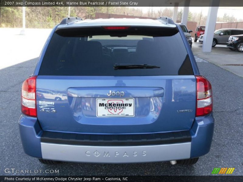 Marine Blue Pearlcoat / Pastel Slate Gray 2007 Jeep Compass Limited 4x4