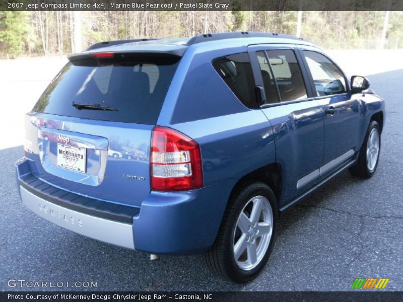 Marine Blue Pearlcoat / Pastel Slate Gray 2007 Jeep Compass Limited 4x4