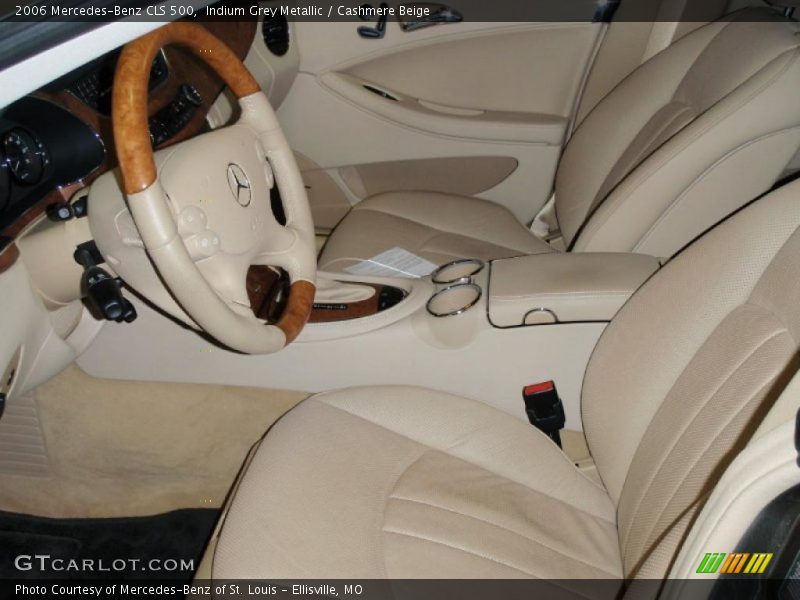 Indium Grey Metallic / Cashmere Beige 2006 Mercedes-Benz CLS 500