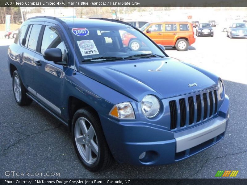 Marine Blue Pearlcoat / Pastel Slate Gray 2007 Jeep Compass Limited 4x4