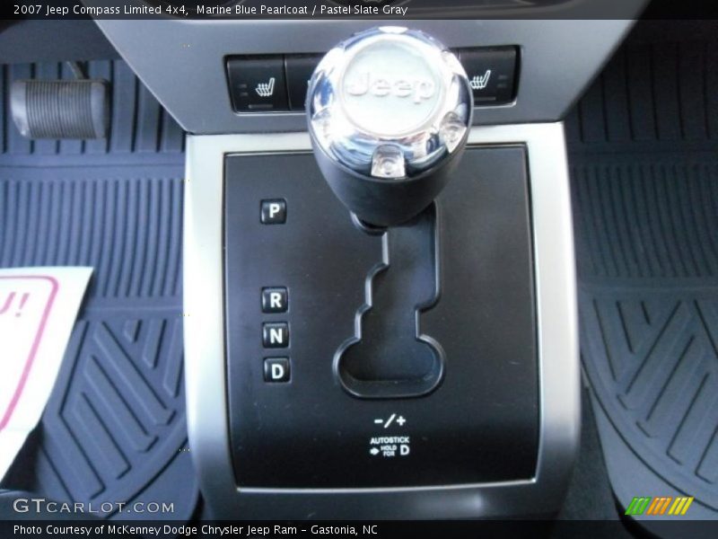 Marine Blue Pearlcoat / Pastel Slate Gray 2007 Jeep Compass Limited 4x4