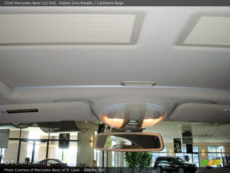 Indium Grey Metallic / Cashmere Beige 2006 Mercedes-Benz CLS 500