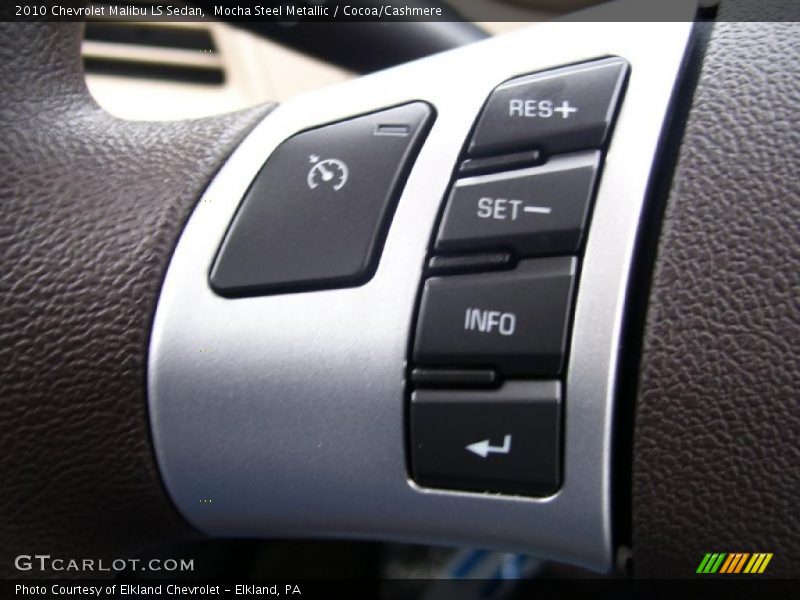 Mocha Steel Metallic / Cocoa/Cashmere 2010 Chevrolet Malibu LS Sedan