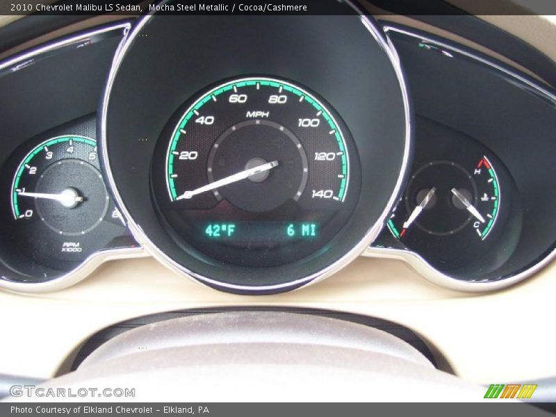 Mocha Steel Metallic / Cocoa/Cashmere 2010 Chevrolet Malibu LS Sedan