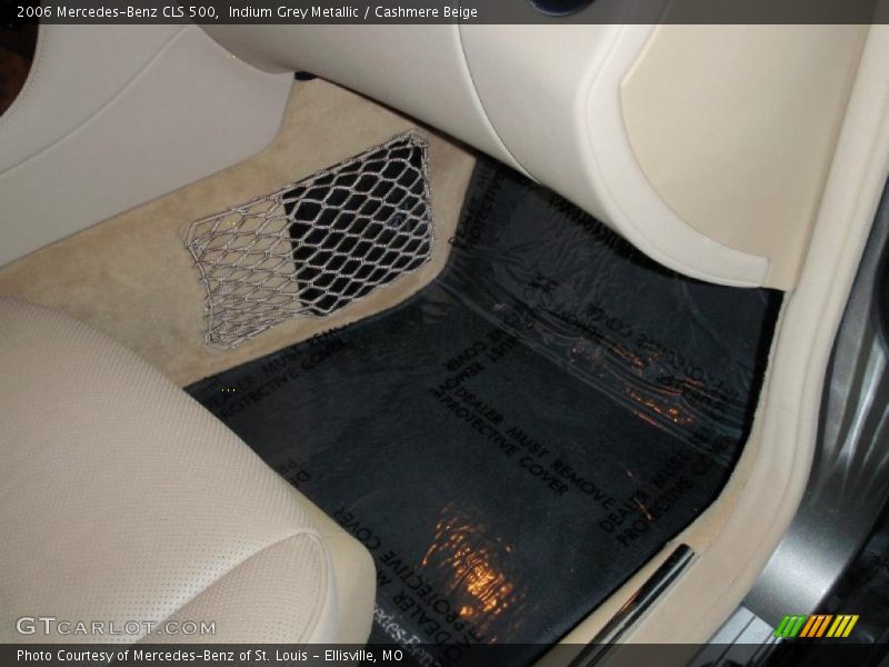 Indium Grey Metallic / Cashmere Beige 2006 Mercedes-Benz CLS 500