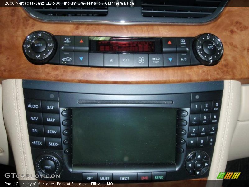 Indium Grey Metallic / Cashmere Beige 2006 Mercedes-Benz CLS 500
