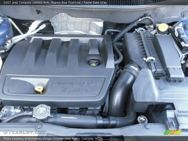 Marine Blue Pearlcoat / Pastel Slate Gray 2007 Jeep Compass Limited 4x4