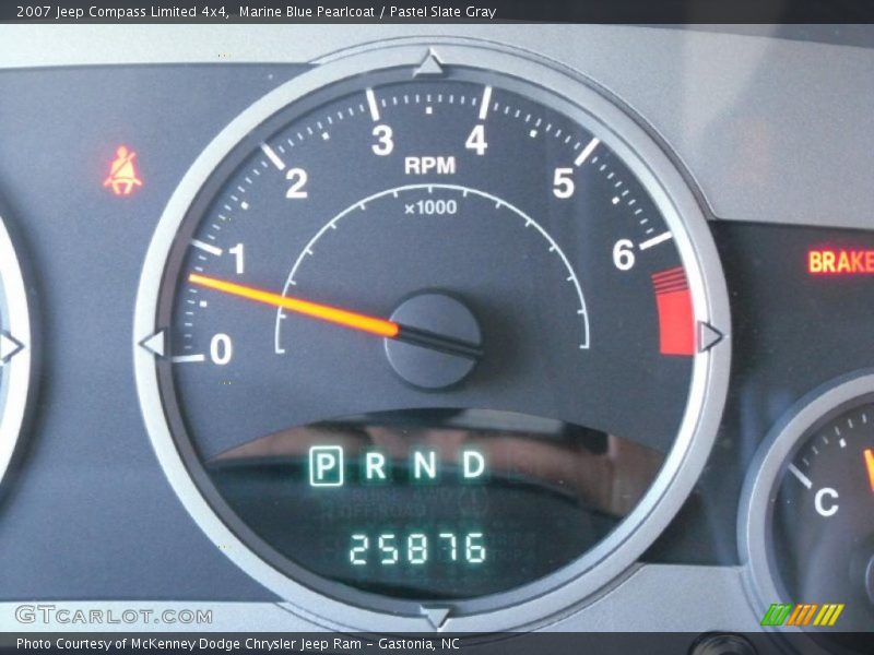 Marine Blue Pearlcoat / Pastel Slate Gray 2007 Jeep Compass Limited 4x4