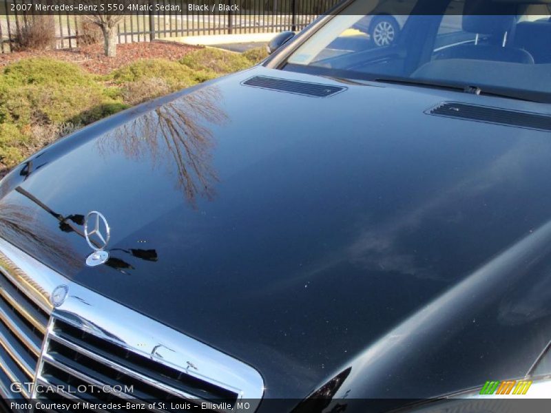 Black / Black 2007 Mercedes-Benz S 550 4Matic Sedan