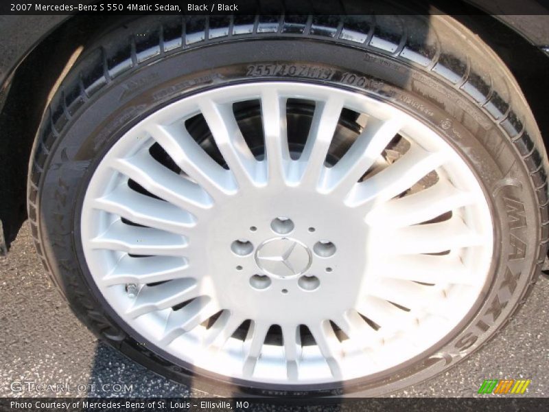 Black / Black 2007 Mercedes-Benz S 550 4Matic Sedan