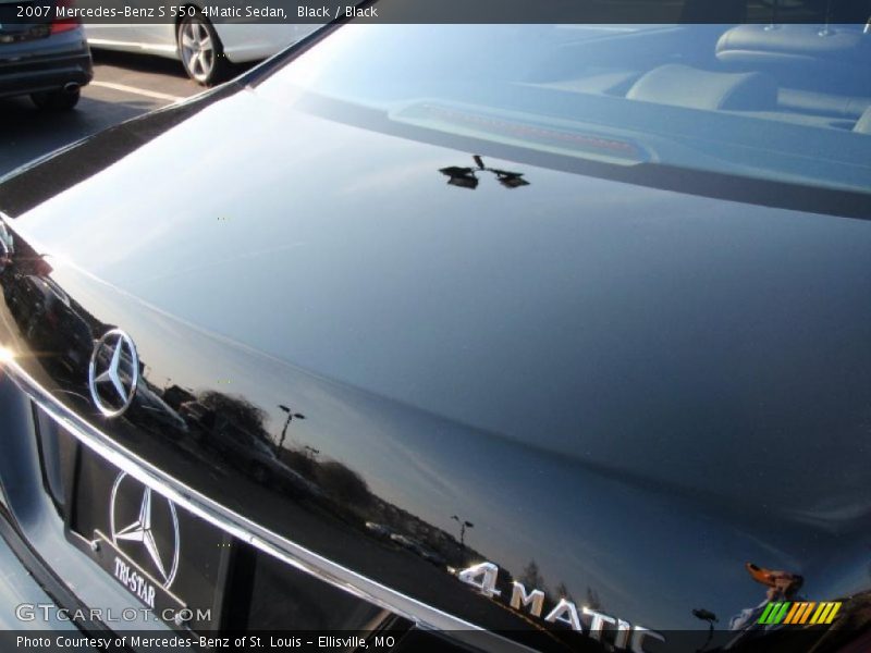 Black / Black 2007 Mercedes-Benz S 550 4Matic Sedan