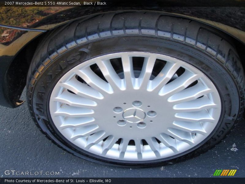 Black / Black 2007 Mercedes-Benz S 550 4Matic Sedan
