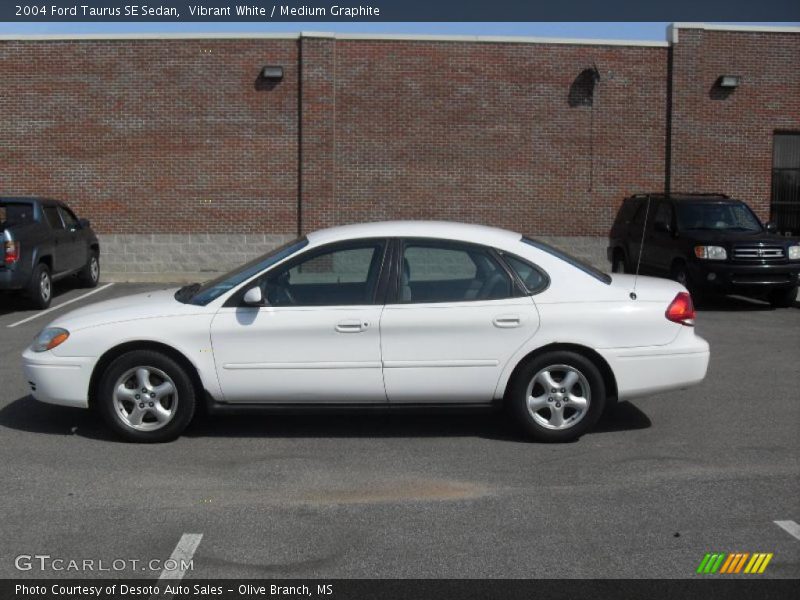 Vibrant White / Medium Graphite 2004 Ford Taurus SE Sedan