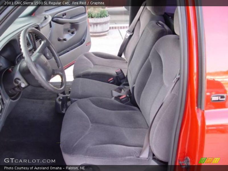 Fire Red / Graphite 2001 GMC Sierra 1500 SL Regular Cab
