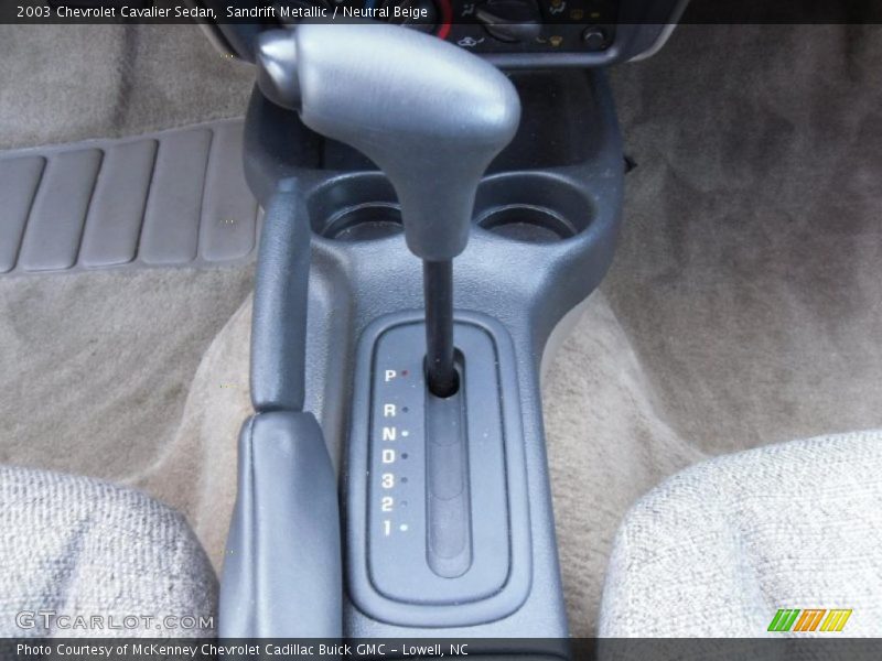 Sandrift Metallic / Neutral Beige 2003 Chevrolet Cavalier Sedan