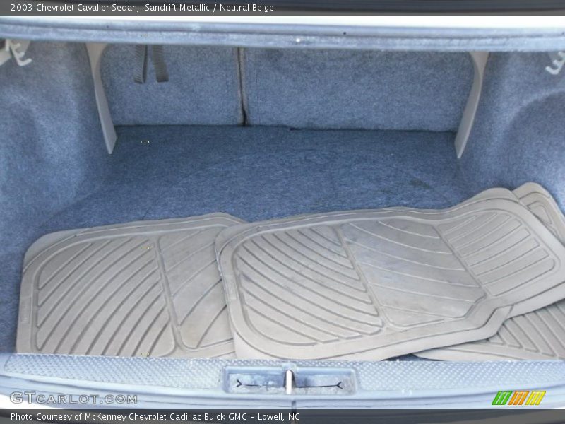 Sandrift Metallic / Neutral Beige 2003 Chevrolet Cavalier Sedan