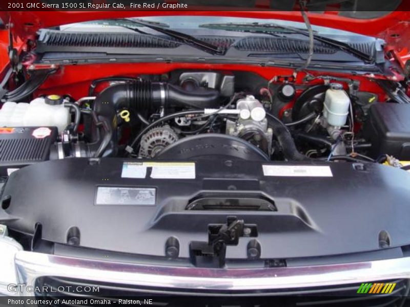 Fire Red / Graphite 2001 GMC Sierra 1500 SL Regular Cab