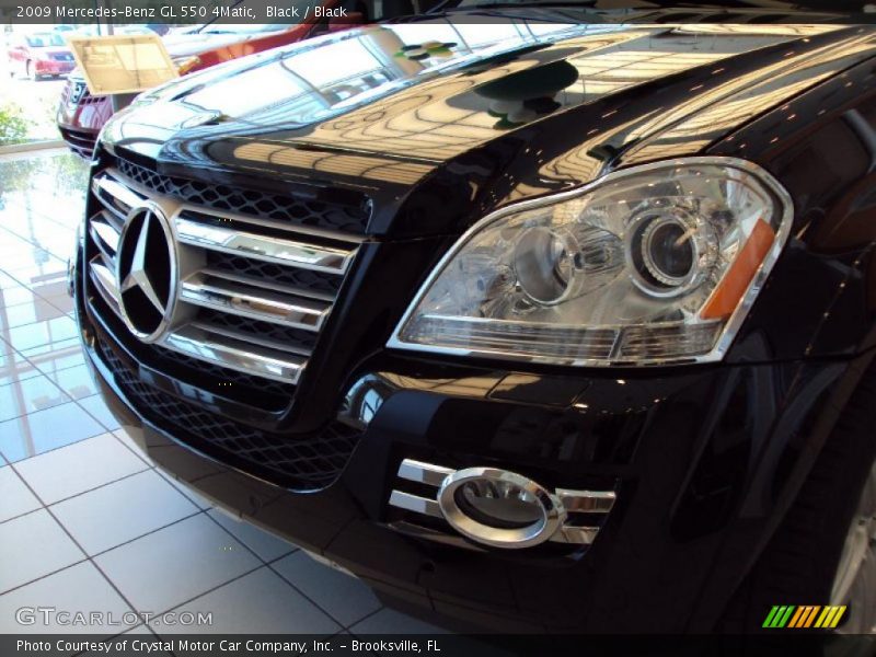 Black / Black 2009 Mercedes-Benz GL 550 4Matic