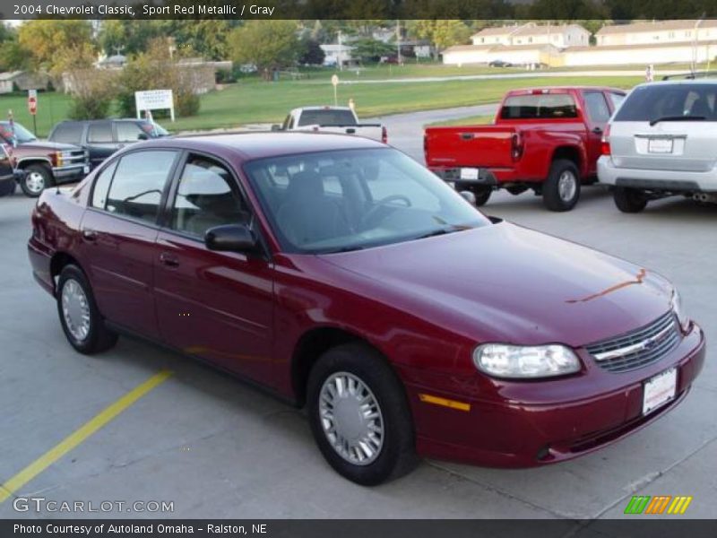 Sport Red Metallic / Gray 2004 Chevrolet Classic