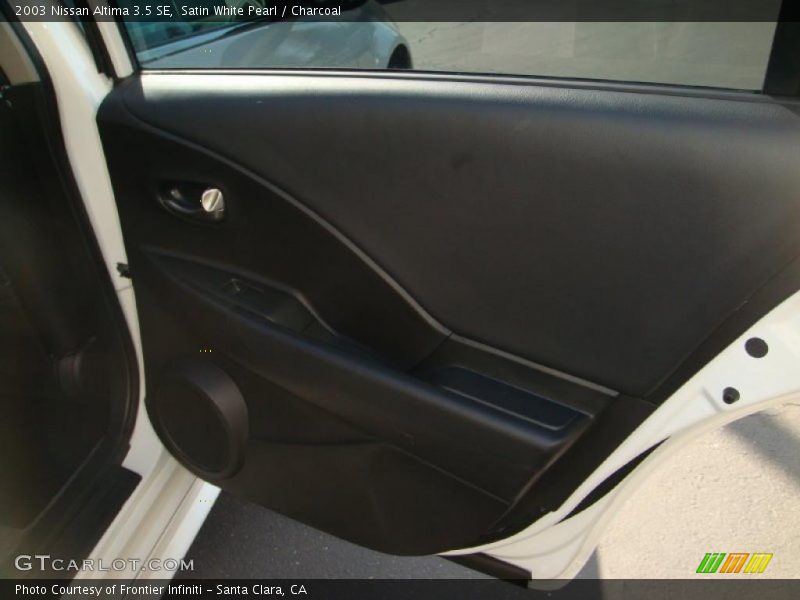 Satin White Pearl / Charcoal 2003 Nissan Altima 3.5 SE