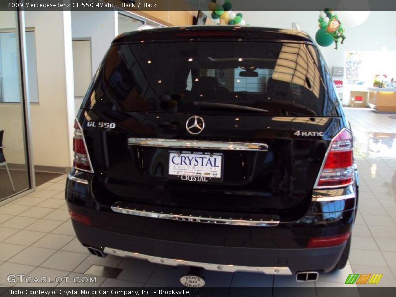 Black / Black 2009 Mercedes-Benz GL 550 4Matic