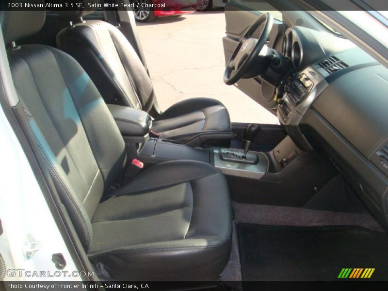 Satin White Pearl / Charcoal 2003 Nissan Altima 3.5 SE