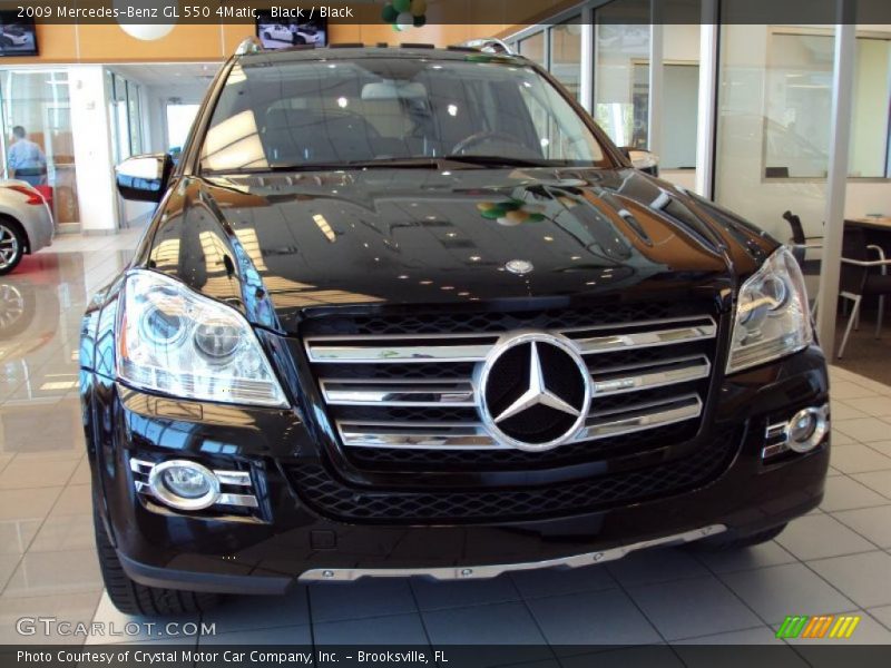 Black / Black 2009 Mercedes-Benz GL 550 4Matic