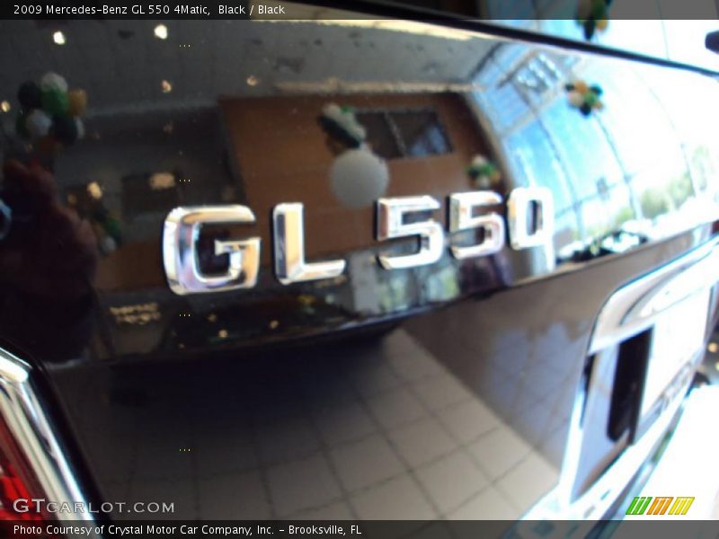 Black / Black 2009 Mercedes-Benz GL 550 4Matic