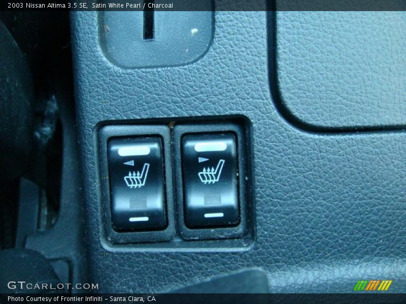 Satin White Pearl / Charcoal 2003 Nissan Altima 3.5 SE