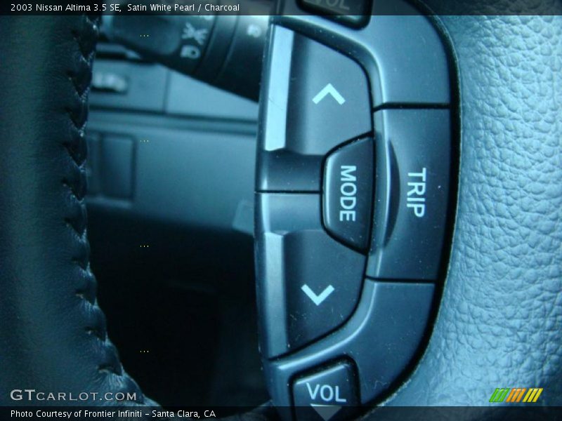 Satin White Pearl / Charcoal 2003 Nissan Altima 3.5 SE