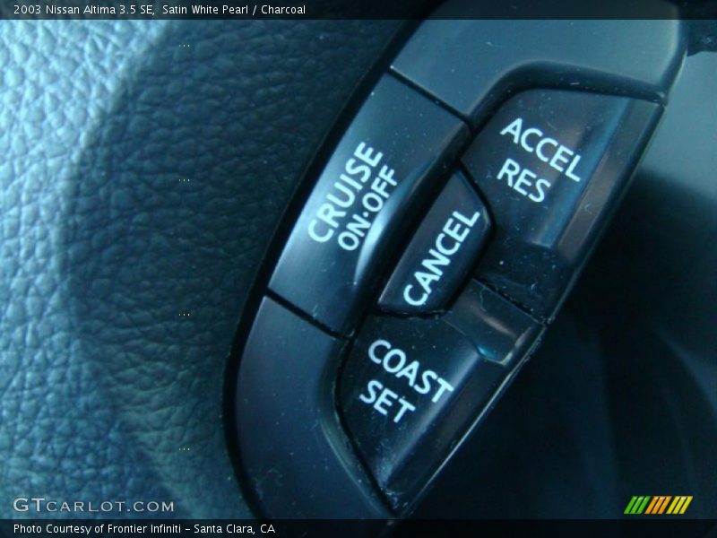 Satin White Pearl / Charcoal 2003 Nissan Altima 3.5 SE
