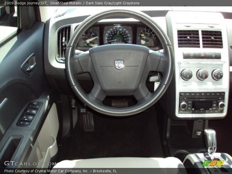 Silver Steel Metallic / Dark Slate Gray/Light Graystone 2009 Dodge Journey SXT
