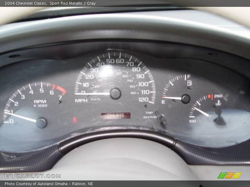 Sport Red Metallic / Gray 2004 Chevrolet Classic