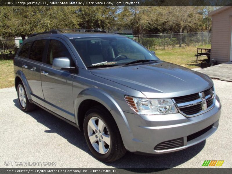 Silver Steel Metallic / Dark Slate Gray/Light Graystone 2009 Dodge Journey SXT