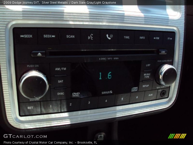 Silver Steel Metallic / Dark Slate Gray/Light Graystone 2009 Dodge Journey SXT