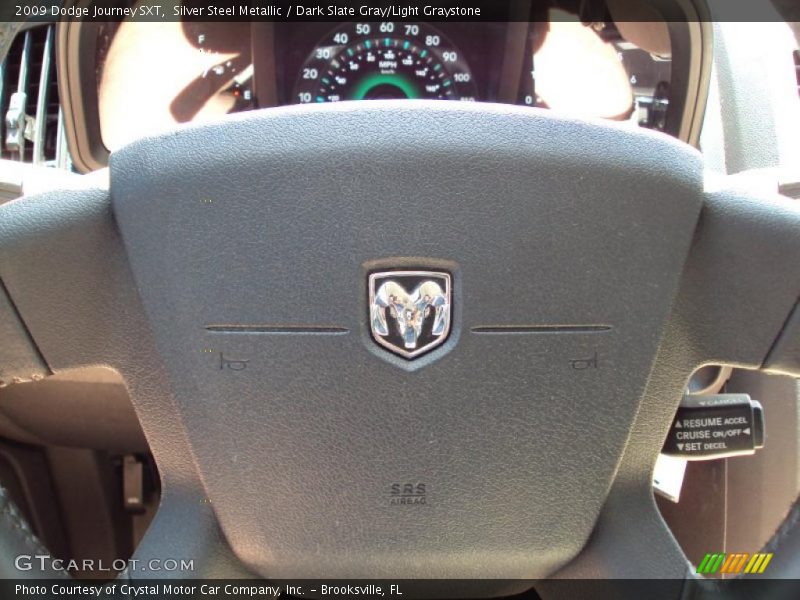 Silver Steel Metallic / Dark Slate Gray/Light Graystone 2009 Dodge Journey SXT
