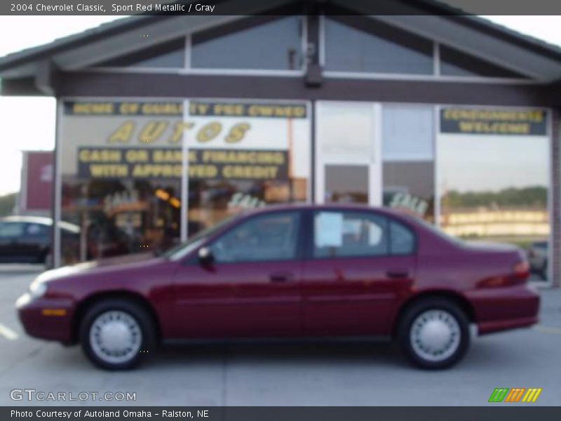 Sport Red Metallic / Gray 2004 Chevrolet Classic