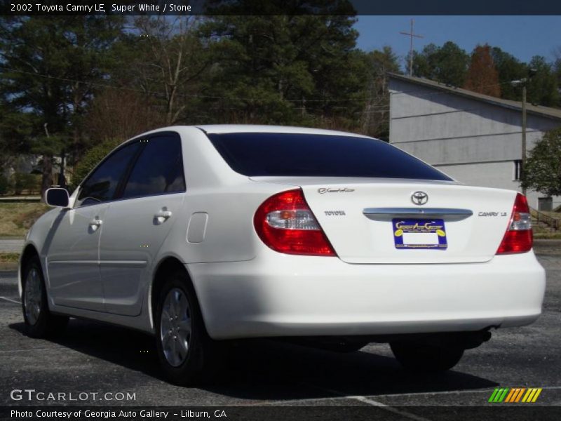 2002 Toyota Camry LE in Super White Photo No. 27526363