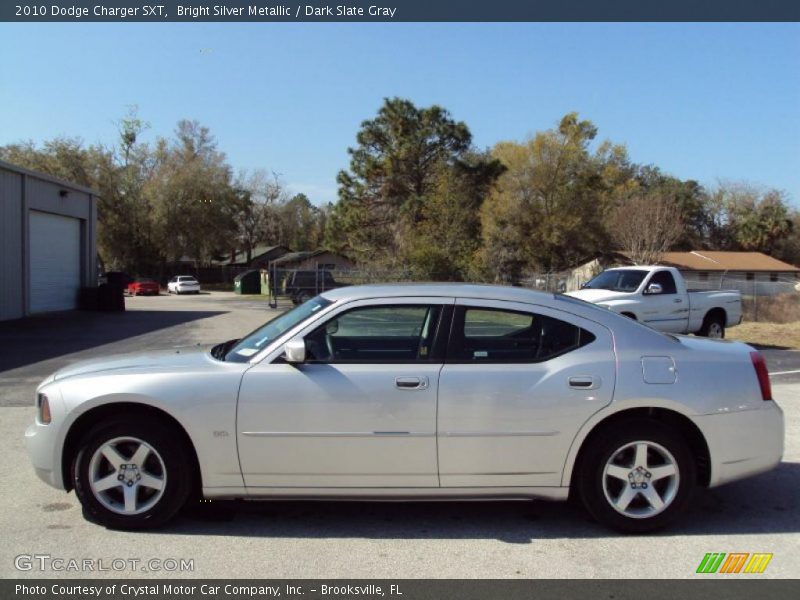 Bright Silver Metallic / Dark Slate Gray 2010 Dodge Charger SXT